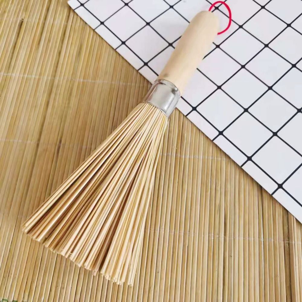 Dish Brush Bamboo - 전통적인 천연 대나무 내구성 있는 웍