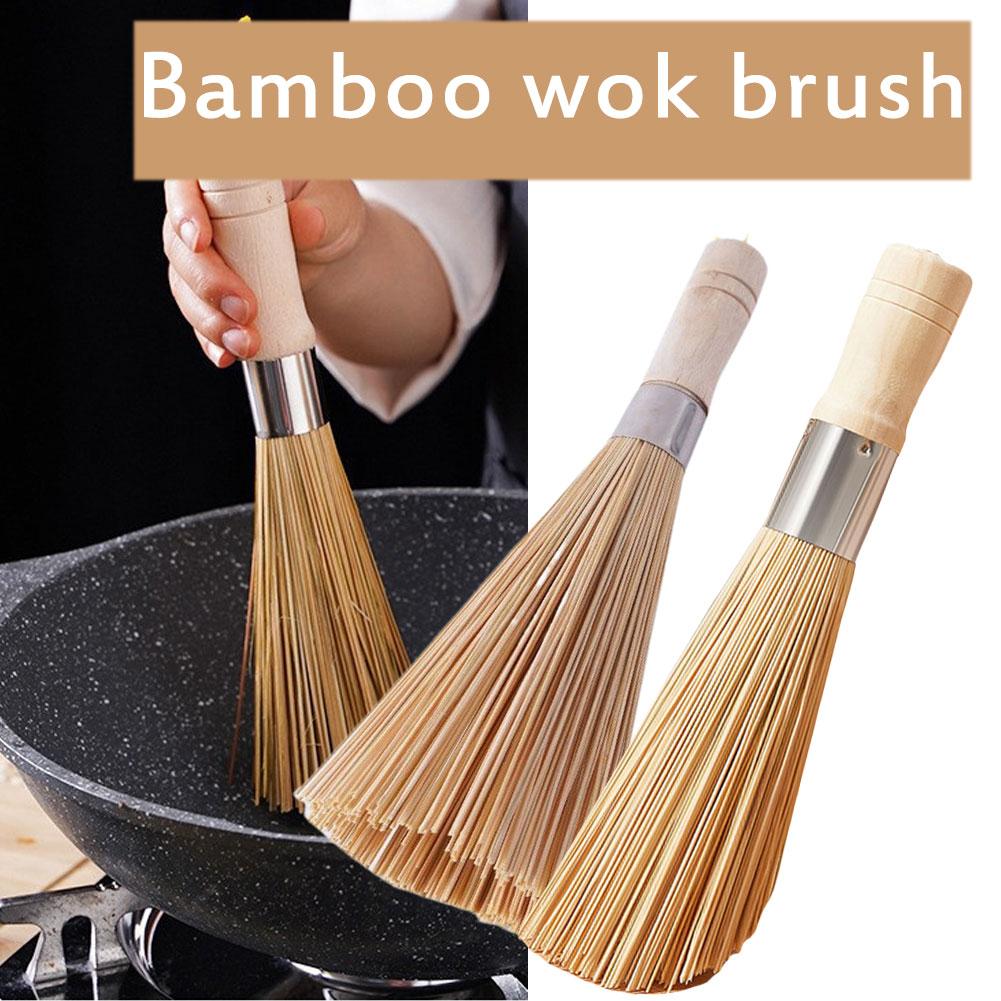 천연 대나무 냄비 브러쉬 긴 손잡이 웍 세척 브러쉬 접 - Dish Brush Bamboo 리뷰 및 가격