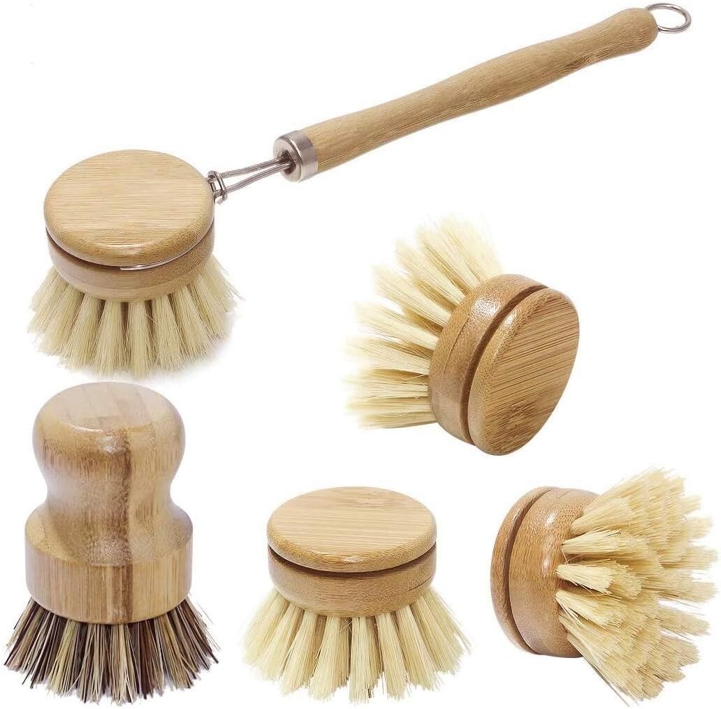 대나무 접시 스크럽 브러시, 주방 나무 청소 스크러버, - Dish Brush Bamboo 리뷰 및 가격