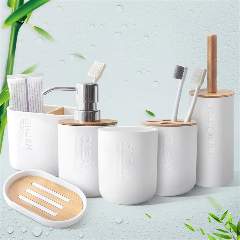 욕실용품 1종 세트: 비누 디스펜서, 설거지용 세제통, - Dish Brush Bamboo 리뷰 및 가격