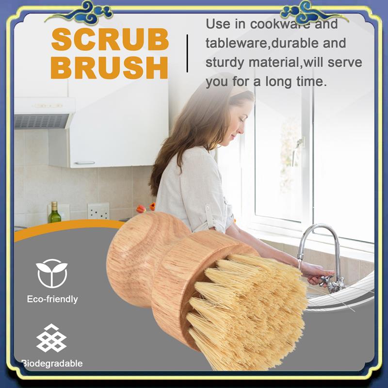 A56P-대나무 접시 브러시 2Pcs 대나무 미니 스크 - Dish Brush Bamboo 리뷰 및 가격