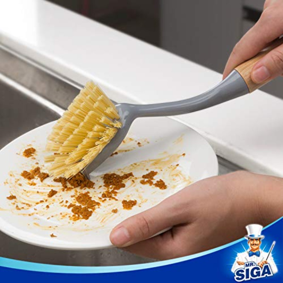 대나무 손잡이가 있는 접시 세척 브러시, 스크레이퍼 내 - Dish Brush Bamboo 리뷰 및 가격