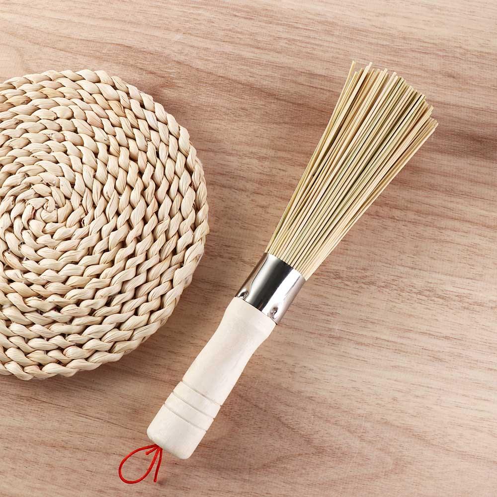 전통적인 천연 대나무 내구성 있는 웍 브러쉬 냄비 팬  - Dish Brush Bamboo 리뷰 및 가격